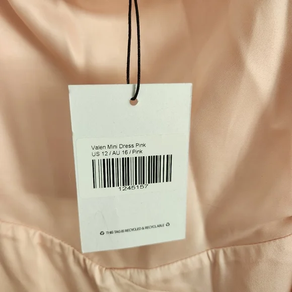 Brand New With Tags Pink Satin Mini Dress from Princess Polly - Picture 4 of 10